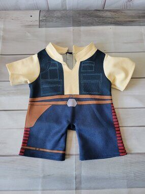 B-A-B Build A Bear Workshop Star Wars Han Solo Costume. Disney licensed costume